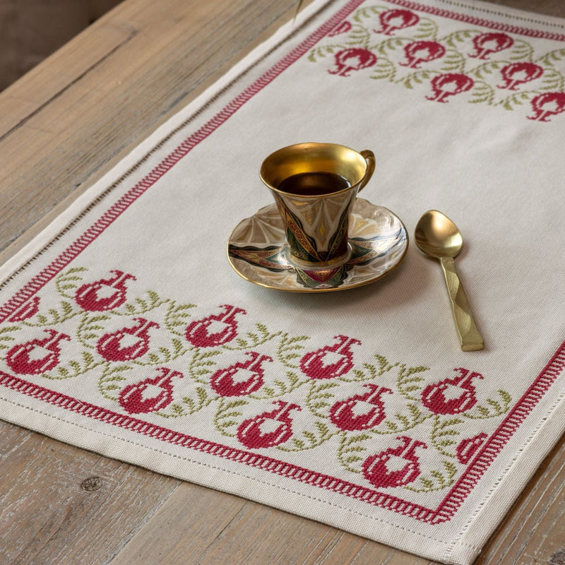 Pomegranate cross stitch folk embroidery kit-zoom-