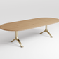 Pratt Oval Dining Table with Wishbone Legs