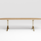 Pratt Oval Dining Table with Wishbone Legs