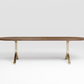 Pratt Oval Dining Table with Wishbone Legs