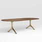 Pratt Oval Dining Table with Wishbone Legs