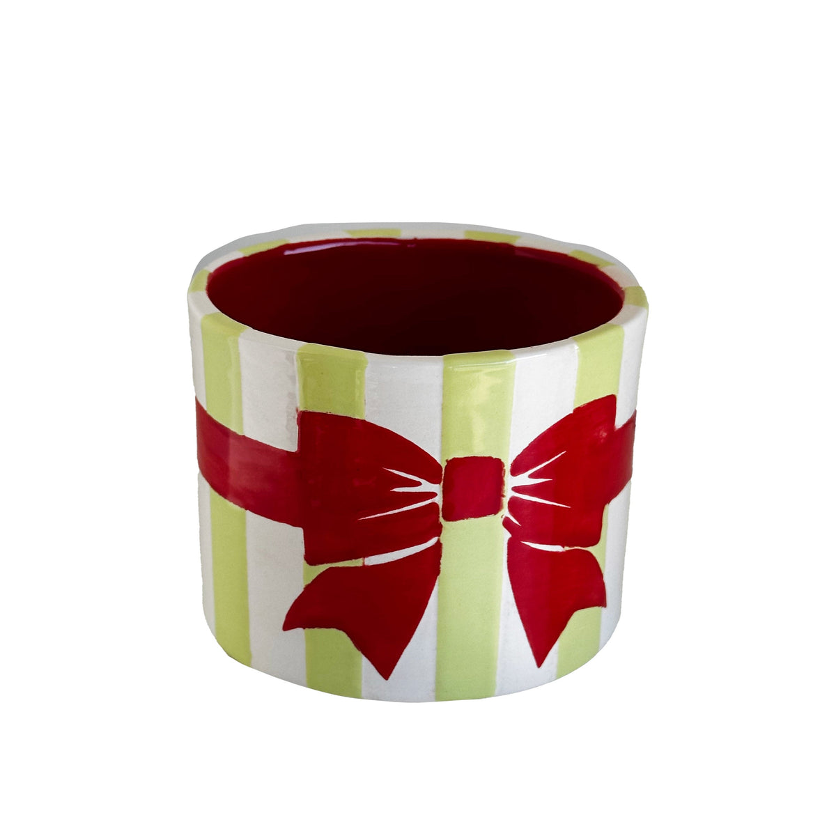Wrapped up with a Ribbon Handpoured Candle & Vase-2