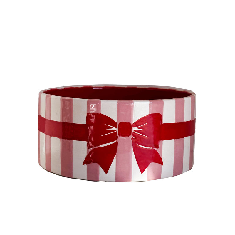 Wrapped up with a Ribbon Handpoured Candle & Vase-zoom-