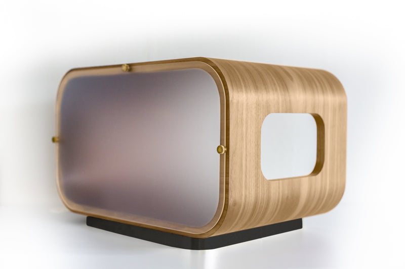 LUNA Bed in White Oak-zoom-