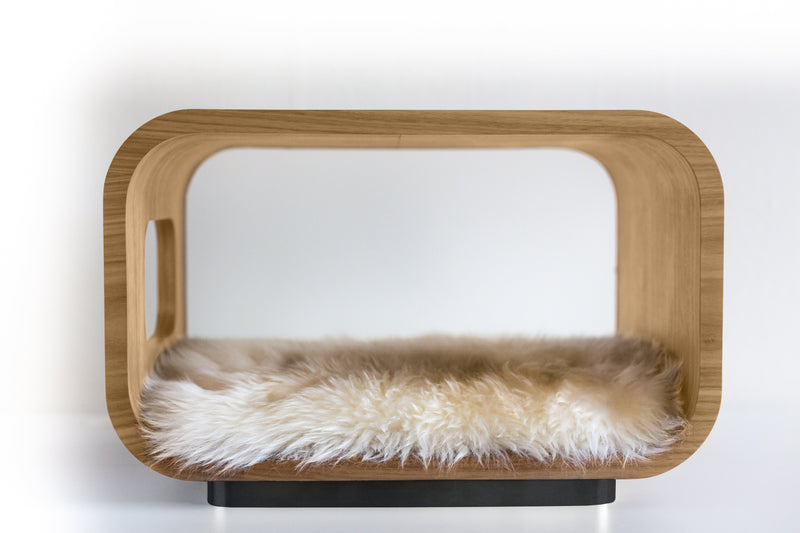 LUNA Bed in White Oak-zoom-