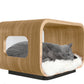 LUNA Bed in White Oak