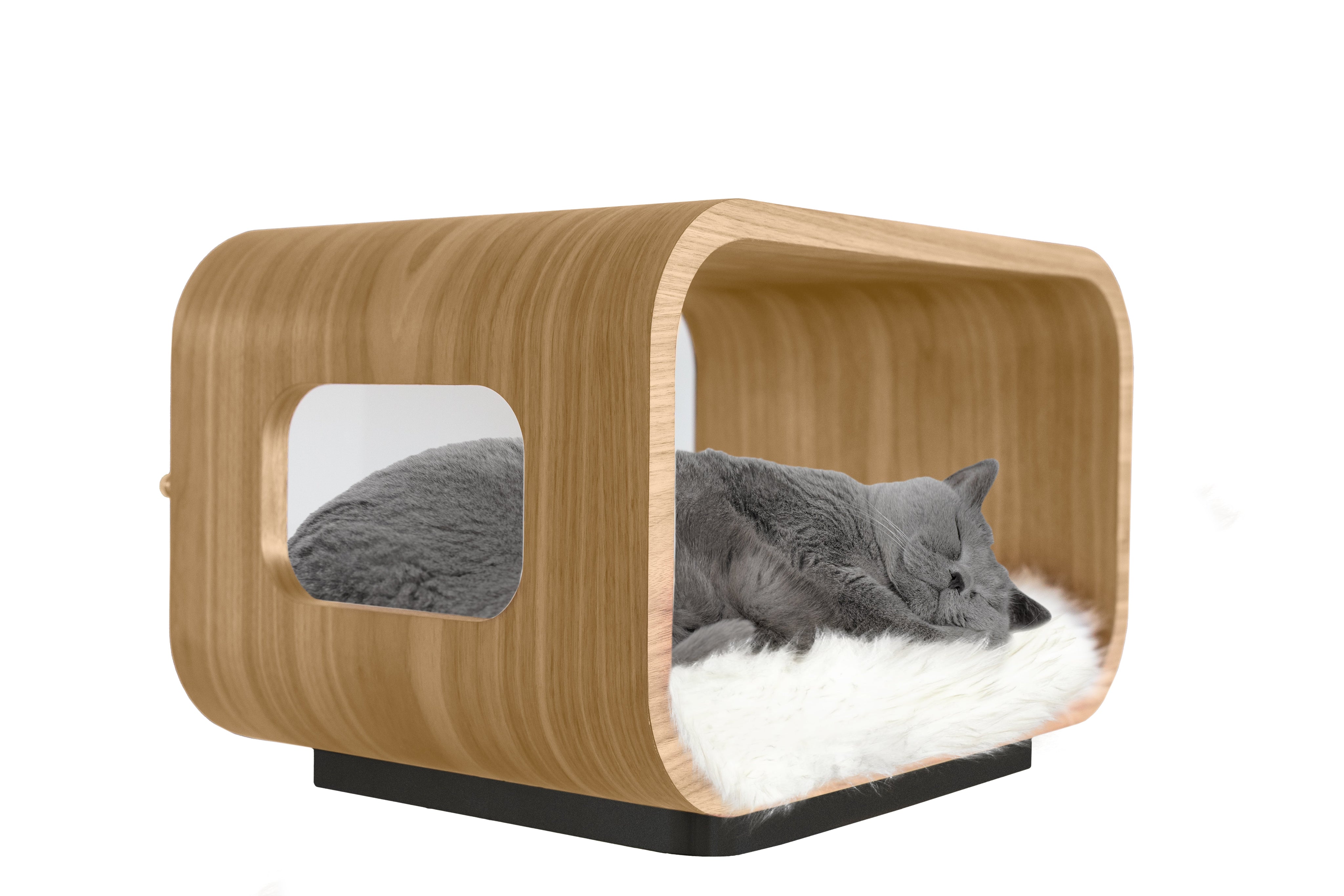 LUNA Bed in White Oak-zoom-7