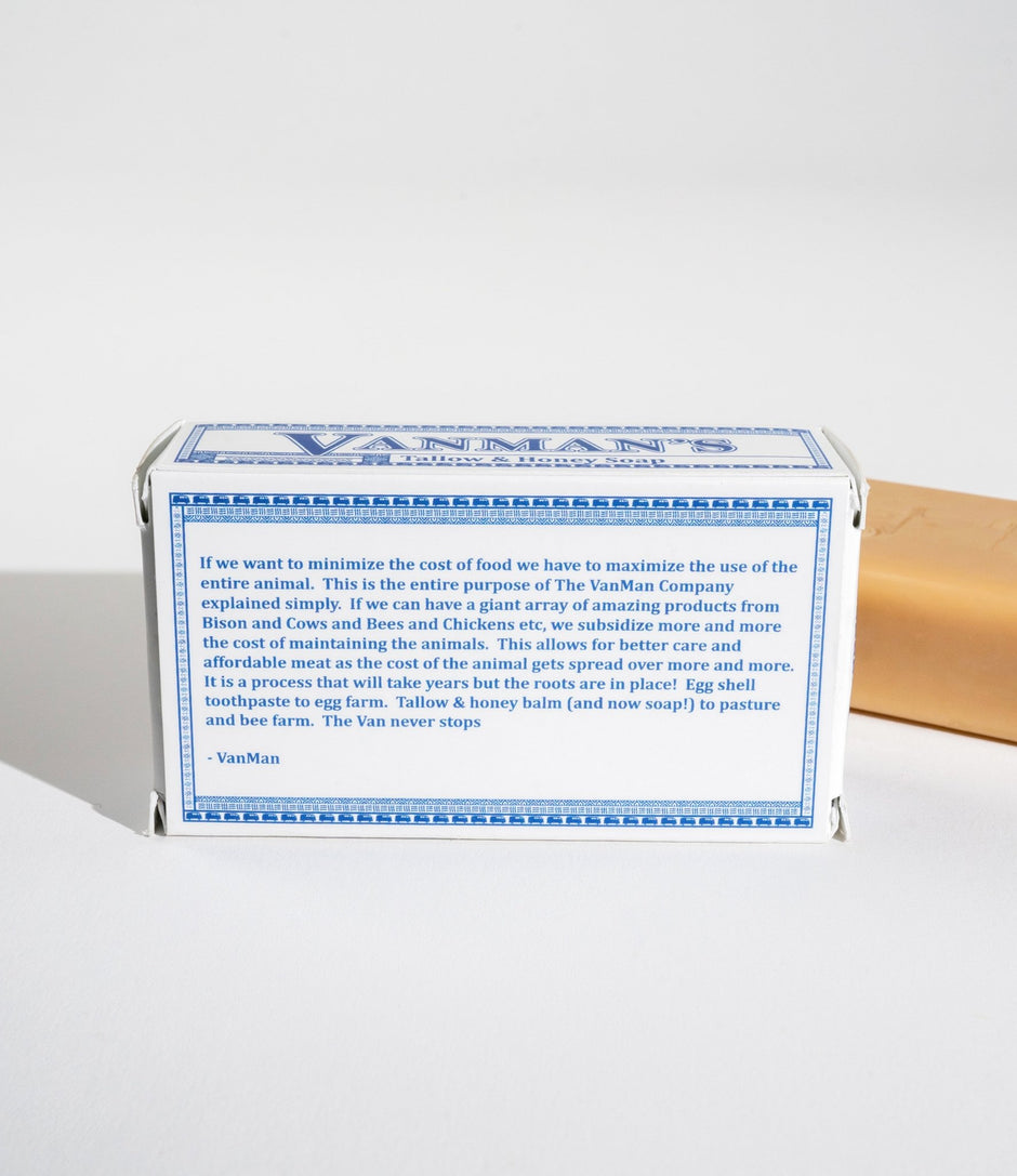 VanMan's Tallow & Honey Soap - Aware House - The VanMan Company -