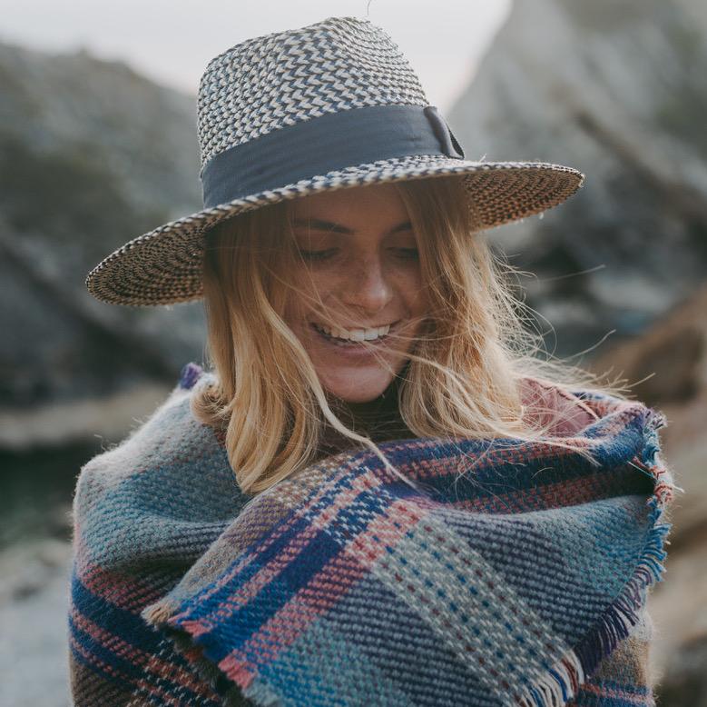 Random Recycled Wool Blanket-zoom-