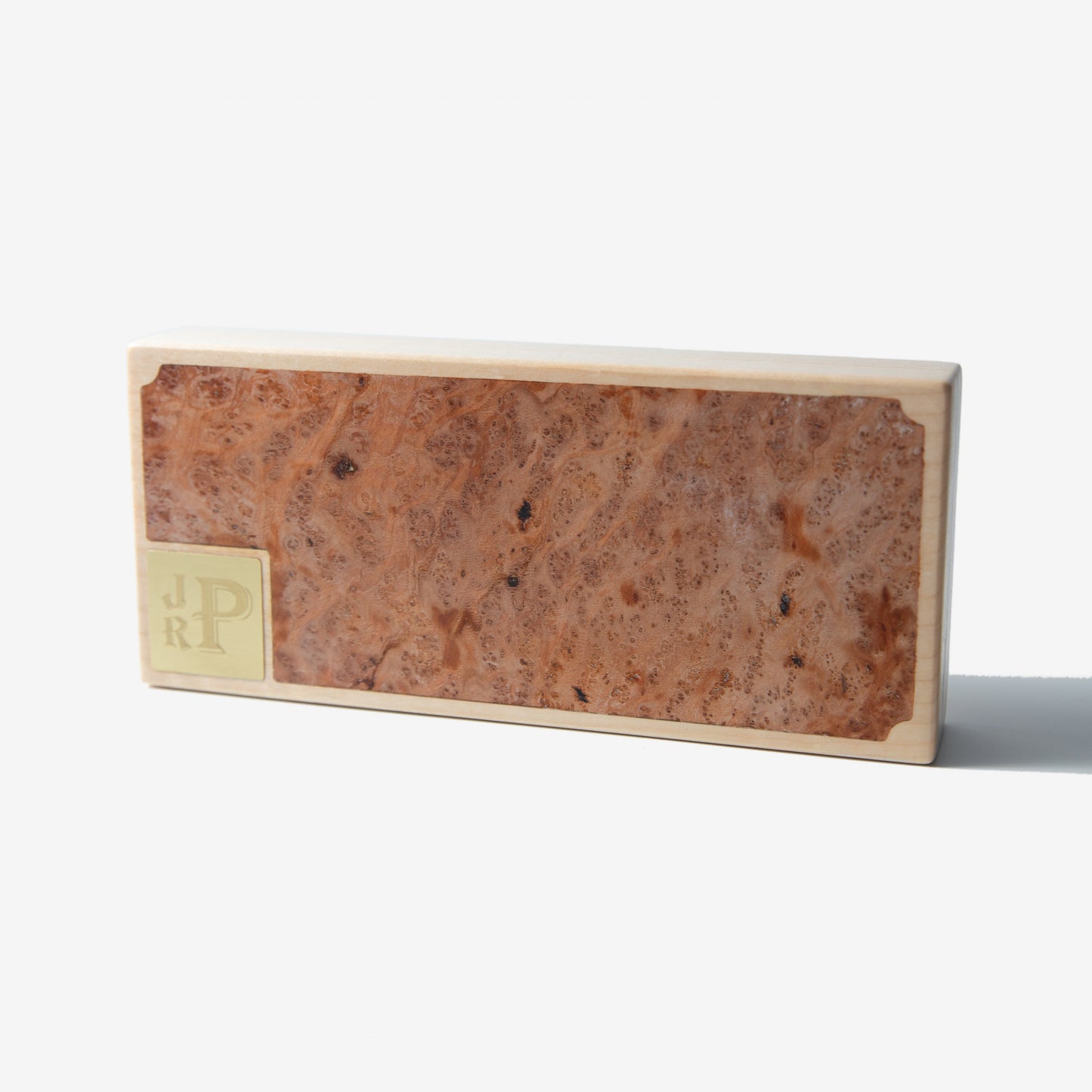 Cigar Travel Case | Redwood Burl Inlay | Spanish Cedar Lining