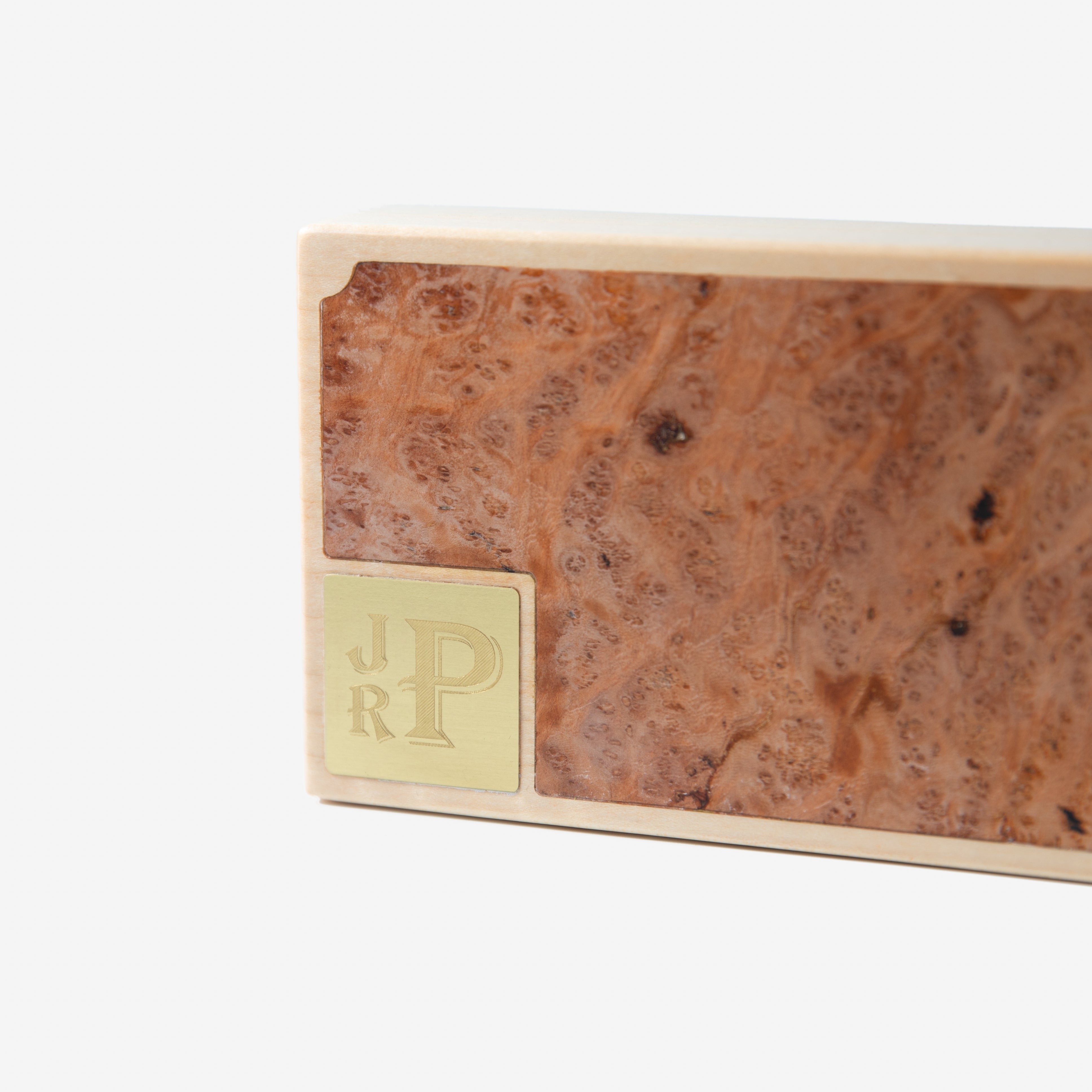 Cigar Travel Case | Redwood Burl Inlay | Spanish Cedar Lining-zoom-15