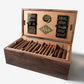 Cigar Humidor |  Black Walnut with Spanish Cedar Lining - 80 Capacity