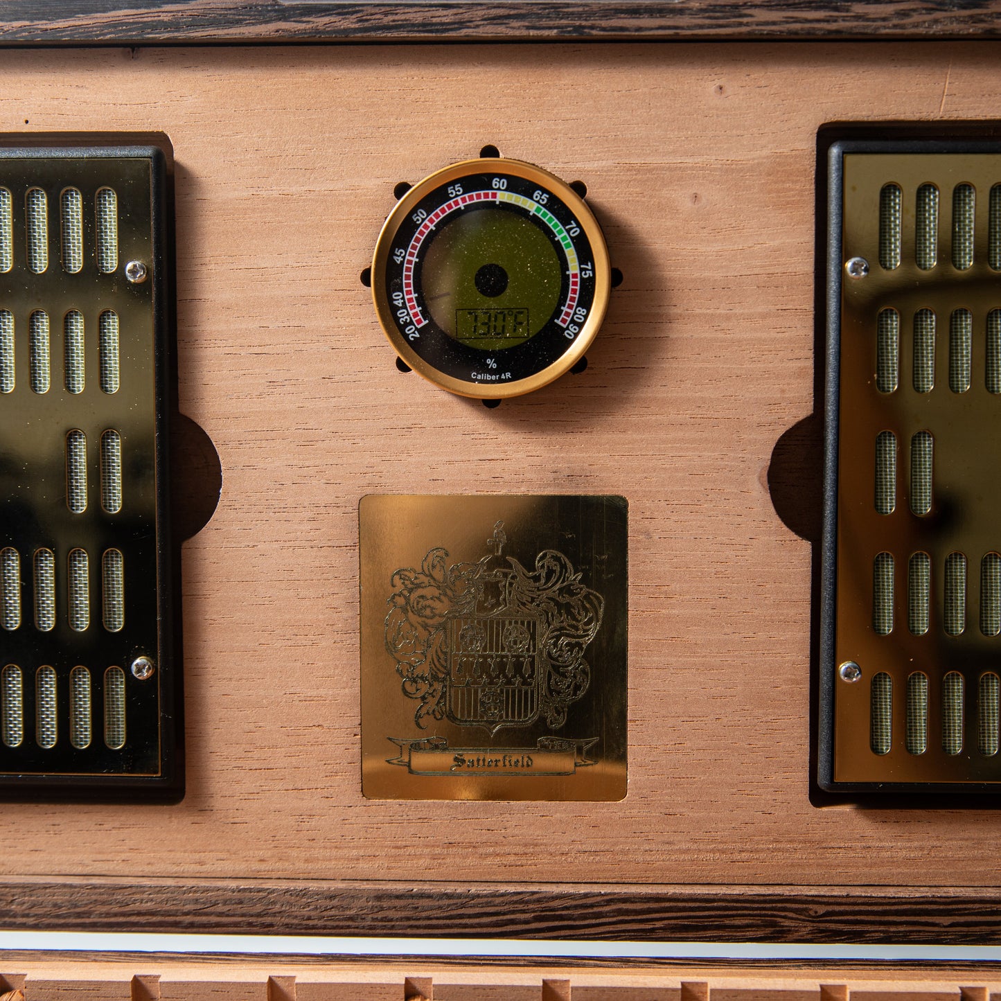 Cigar Humidor | Wenge with Spanish Cedar Lining - 80 Capacity