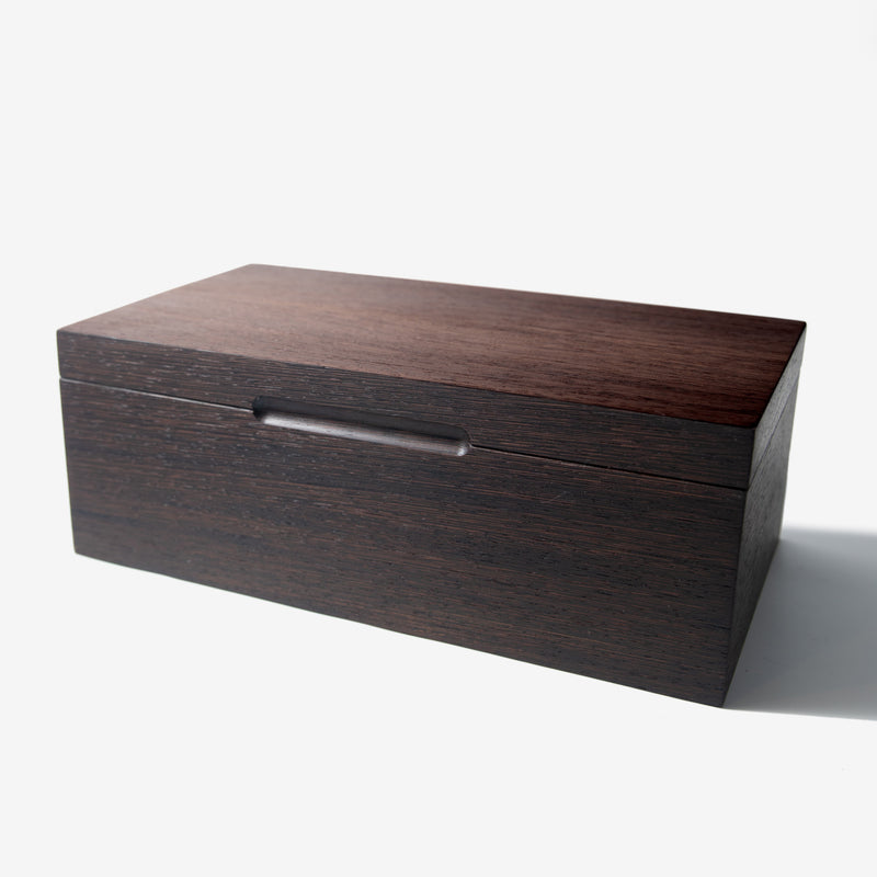 Cigar Humidor | Wenge with Spanish Cedar Lining - 80 Capacity-zoom-