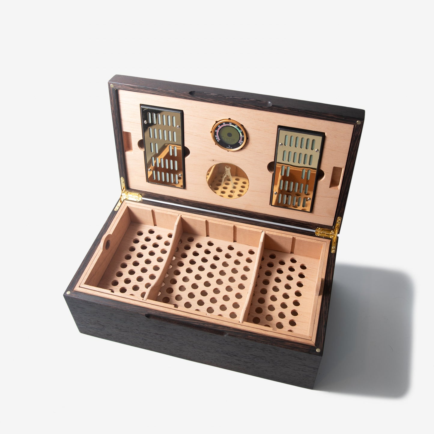 Cigar Humidor | Wenge with Spanish Cedar Lining - 80 Capacity