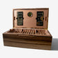 Cigar Humidor | Zebrawood with Spanish Cedar Lining | 80 Capacity