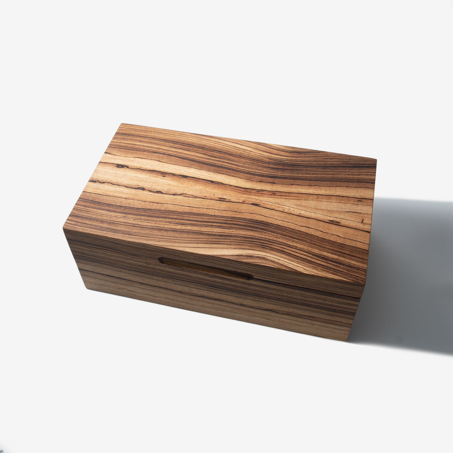 Cigar Humidor | Zebrawood with Spanish Cedar Lining | 80 Capacity