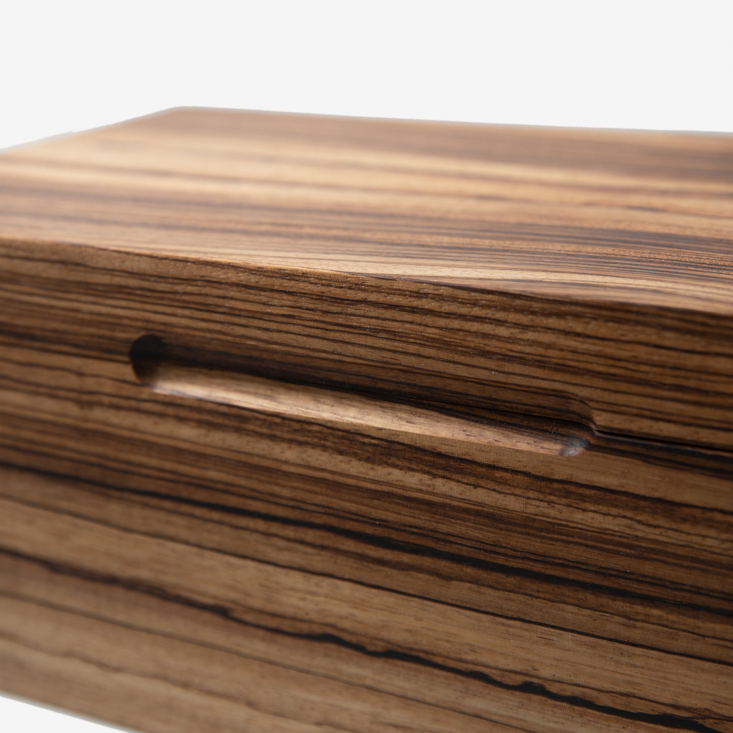 Cigar Humidor | Zebrawood with Spanish Cedar Lining | 80 Capacity