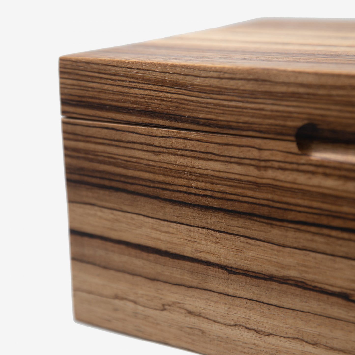Cigar Humidor | Zebrawood with Spanish Cedar Lining | 80 Capacity