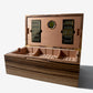 Cigar Humidor | Zebrawood with Spanish Cedar Lining | 80 Capacity