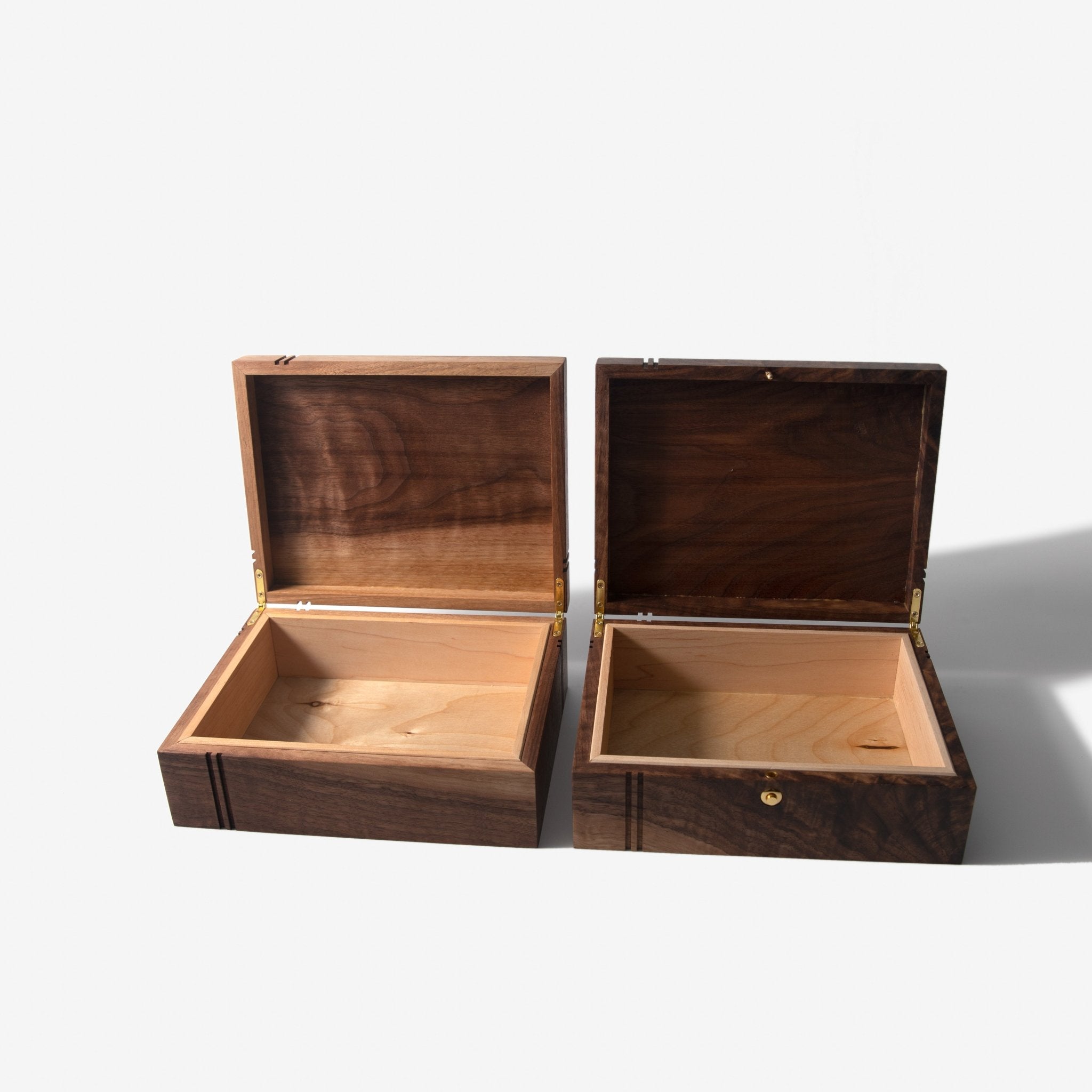 Keepsake Box | Black Walnut & Maple - Aware House