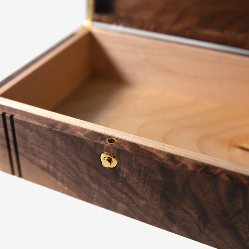 Keepsake Box | Black Walnut & Maple-zoom-