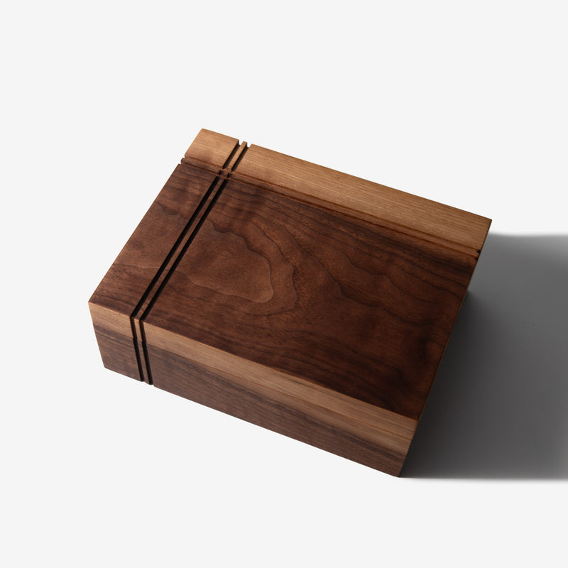 Keepsake Box | Black Walnut & Maple-zoom-