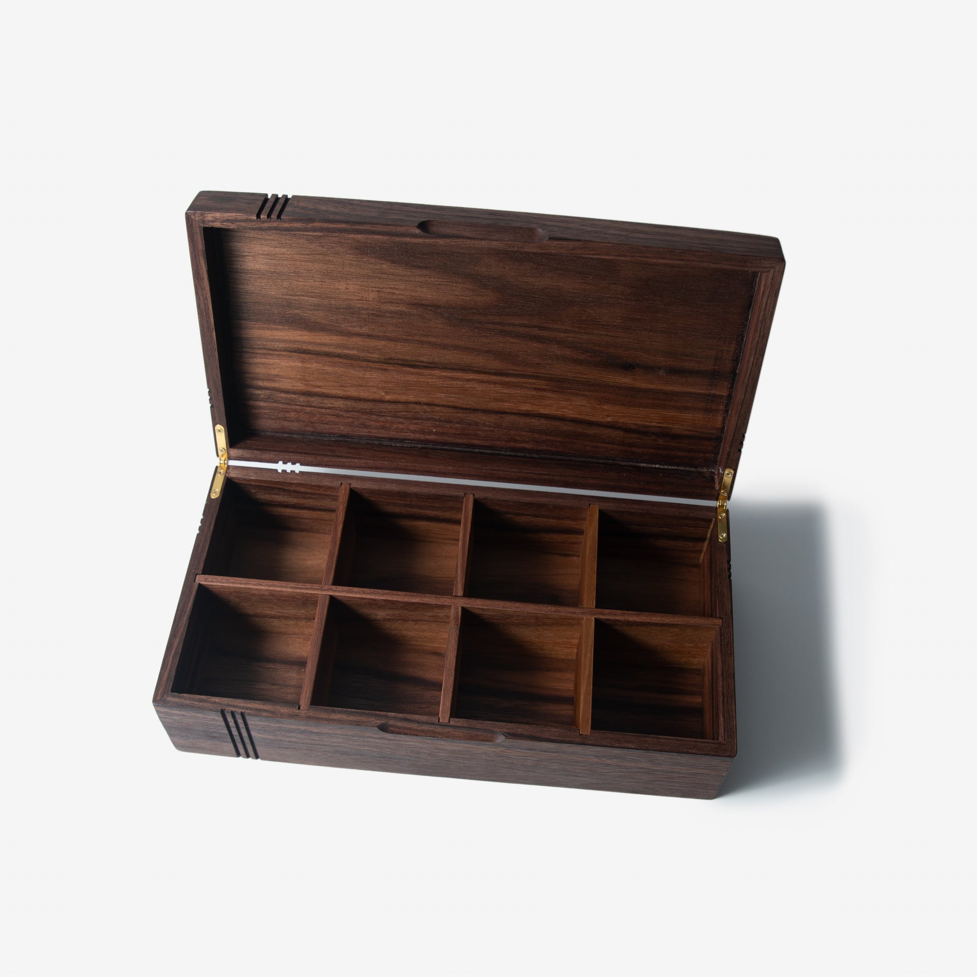 Tea Chest | Black Walnut | 8 Compartments-5