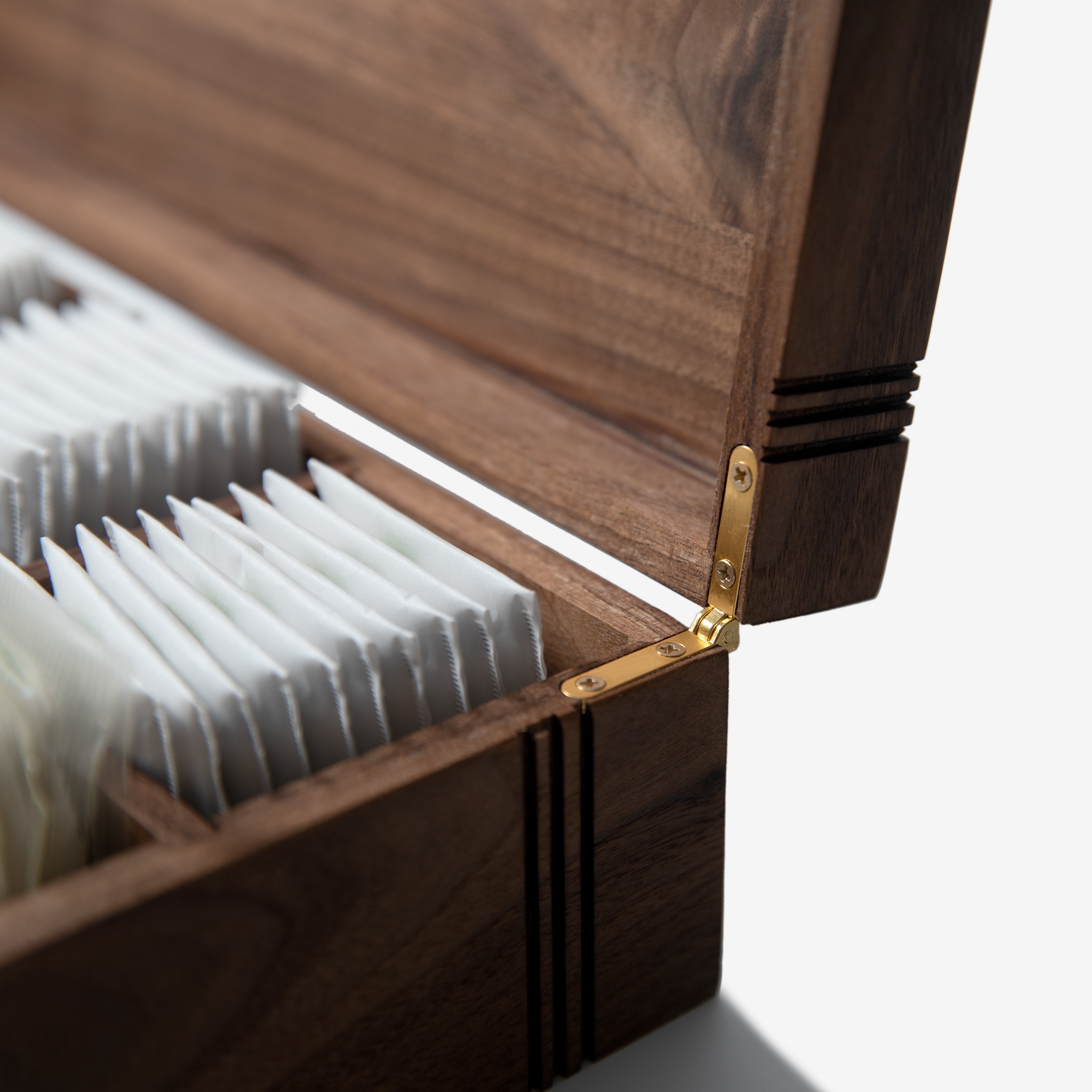 Tea Chest | Black Walnut | 12 Compartments-zoom-5