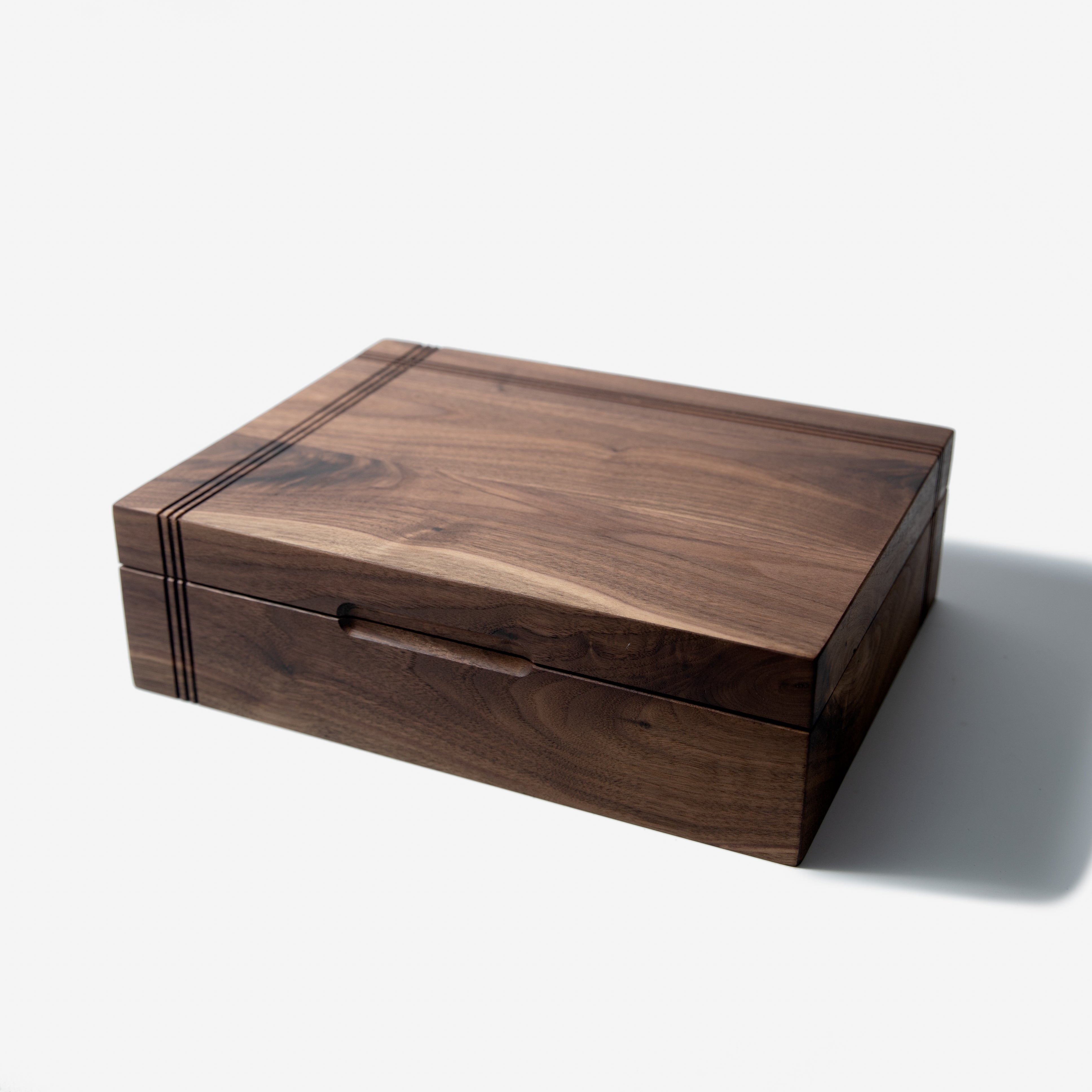 Tea Chest | Black Walnut | 12 Compartments-zoom-7