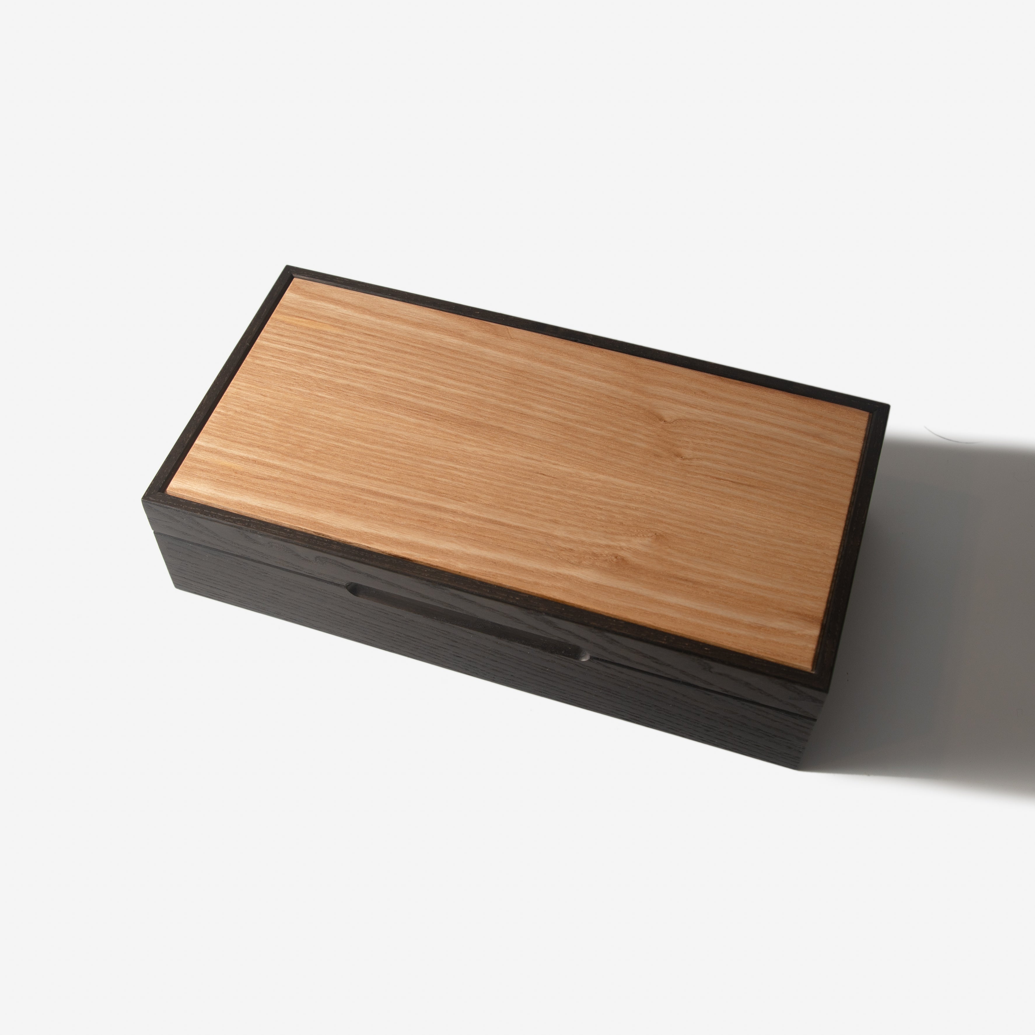 Watch Box | Black Ash & White Ash | 8 Compartments-zoom-1