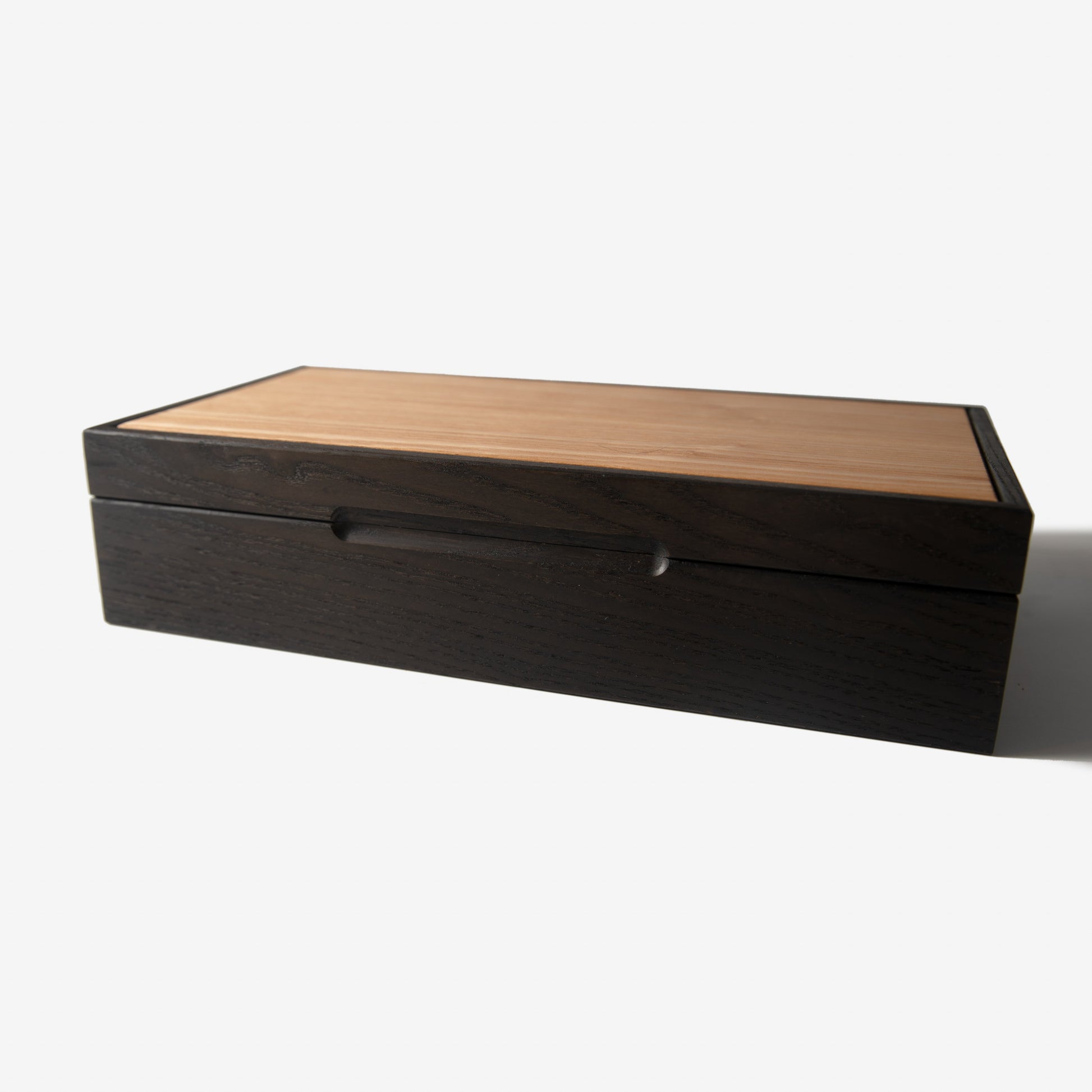 Watch Box | Black Ash & White Ash | 8 Compartments-2