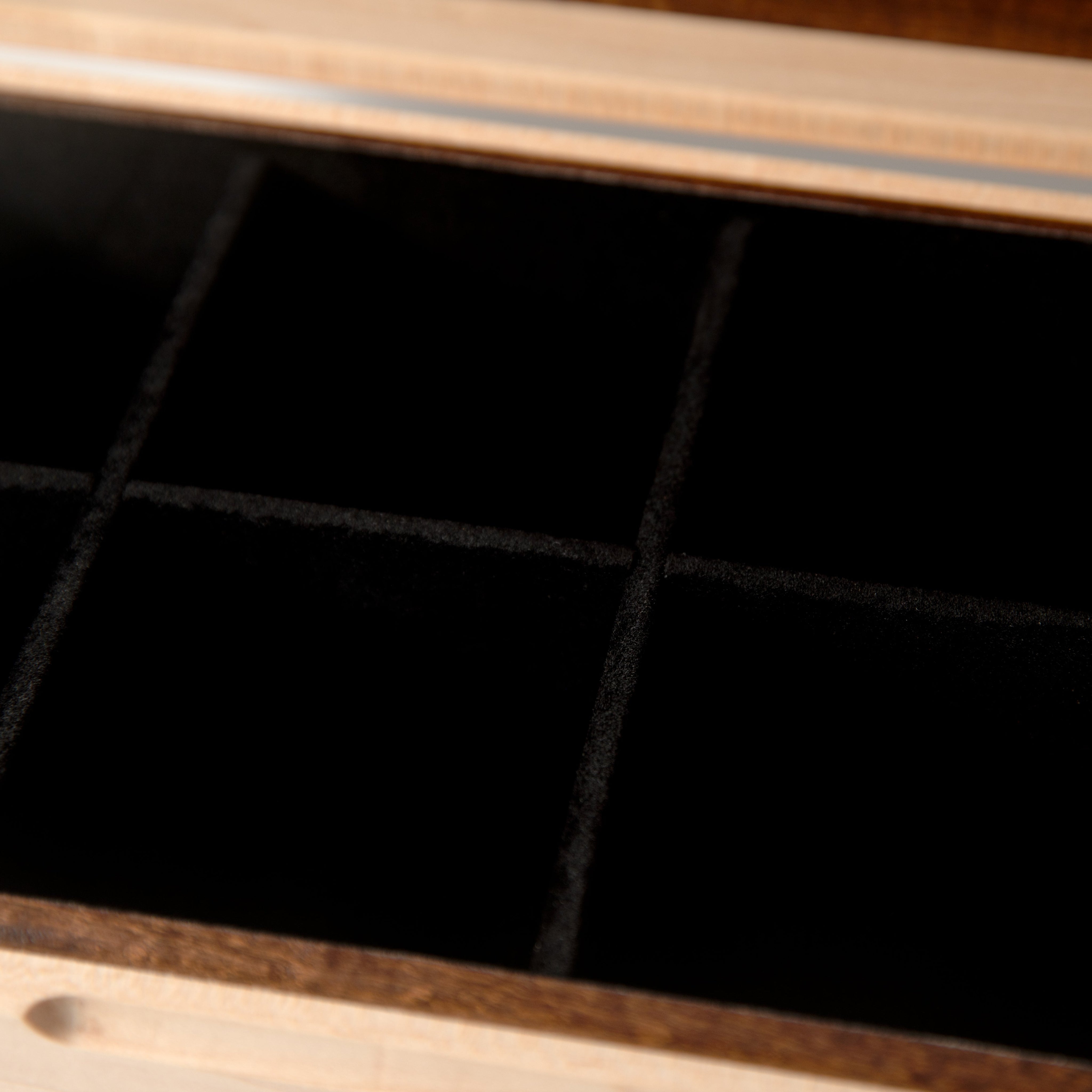 Watch Box |  Curly Maple and Sapele Mahogany | 8 Watch Compartments-zoom-8