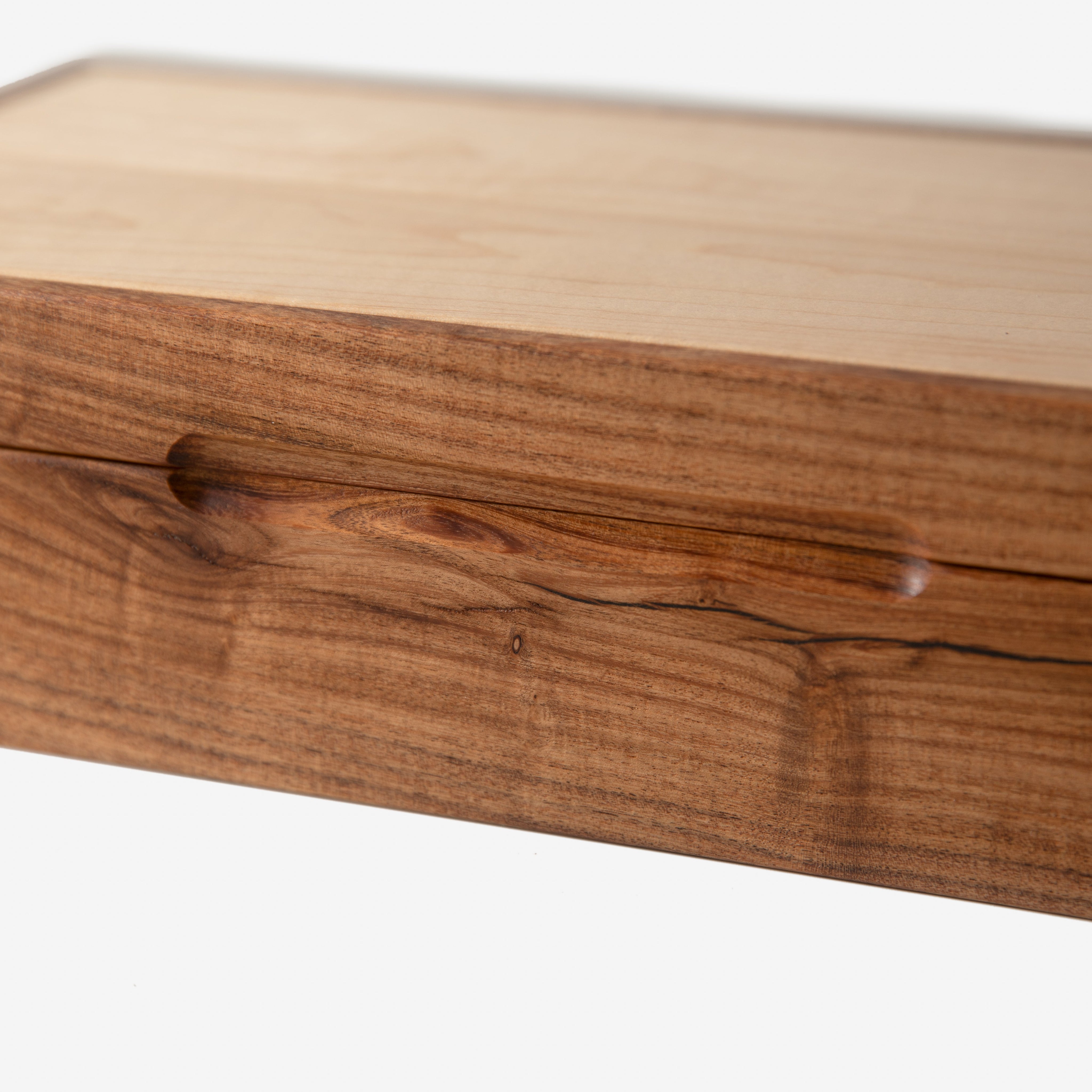 Watch Box |  Desert Mesquite and Curly Maple |  8 Watch Compartments-zoom-11