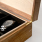Watch Box |  Desert Mesquite and Curly Maple |  8 Watch Compartments