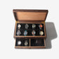 Watch Box with Drawer |  Black Walnut and Oak |  12 to 16 Watch Compartments