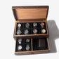 Watch Box with Drawer |  Black Walnut and Oak |  12 to 16 Watch Compartments