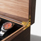 Watch Box with Drawer |  Black Walnut and Oak |  12 to 16 Watch Compartments