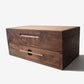 Watch Box with Drawer |  Black Walnut and Oak |  12 to 16 Watch Compartments