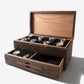Watch Box with Drawer |  Black Walnut and Oak |  12 to 16 Watch Compartments