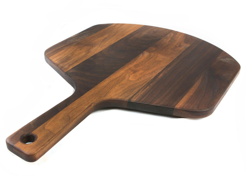 Walnut Pizza Peel | Wooden Pizza Paddle & Serving Board-zoom-