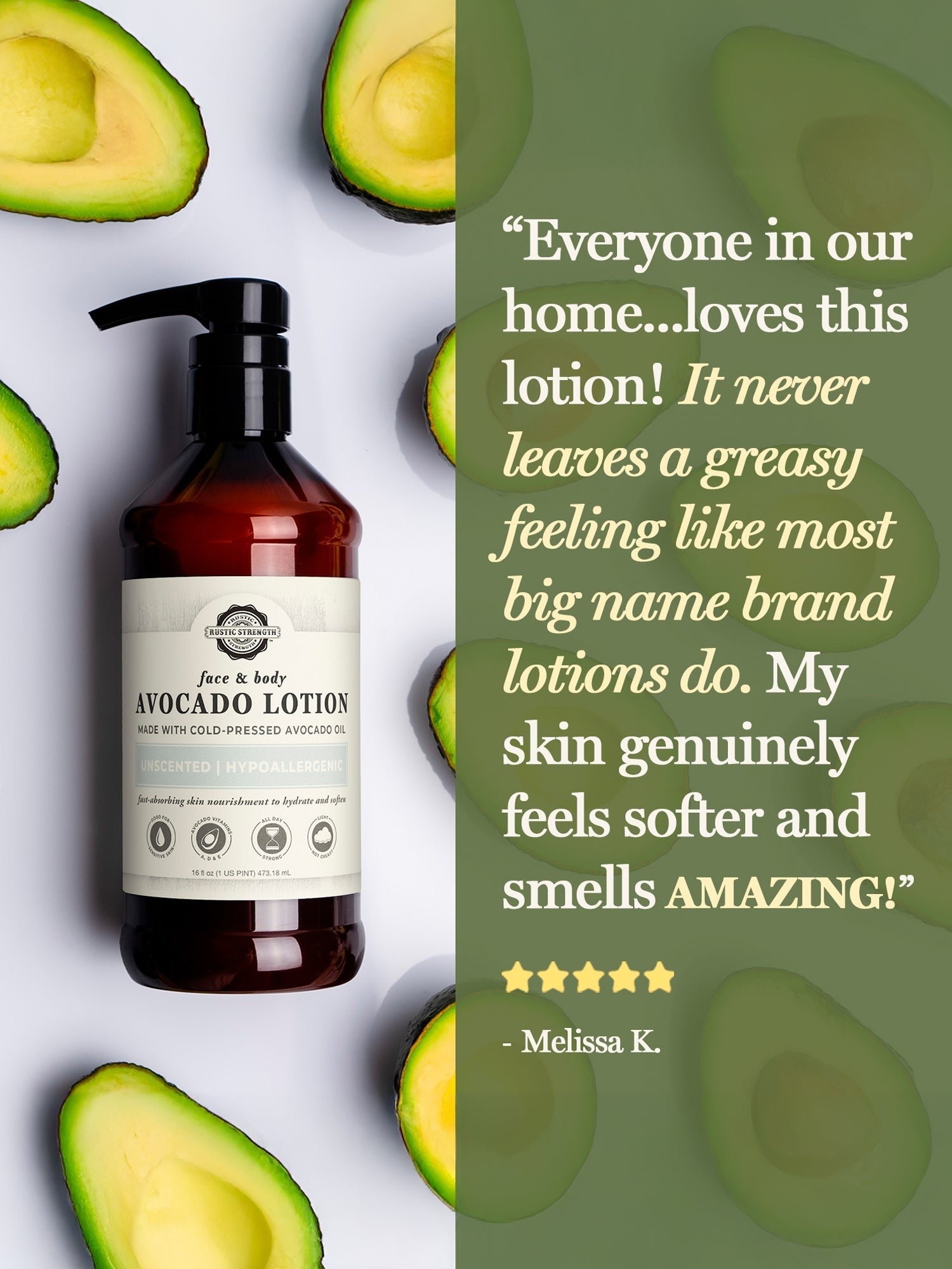 Avocado Lotion | Mama + Baby Safe-7