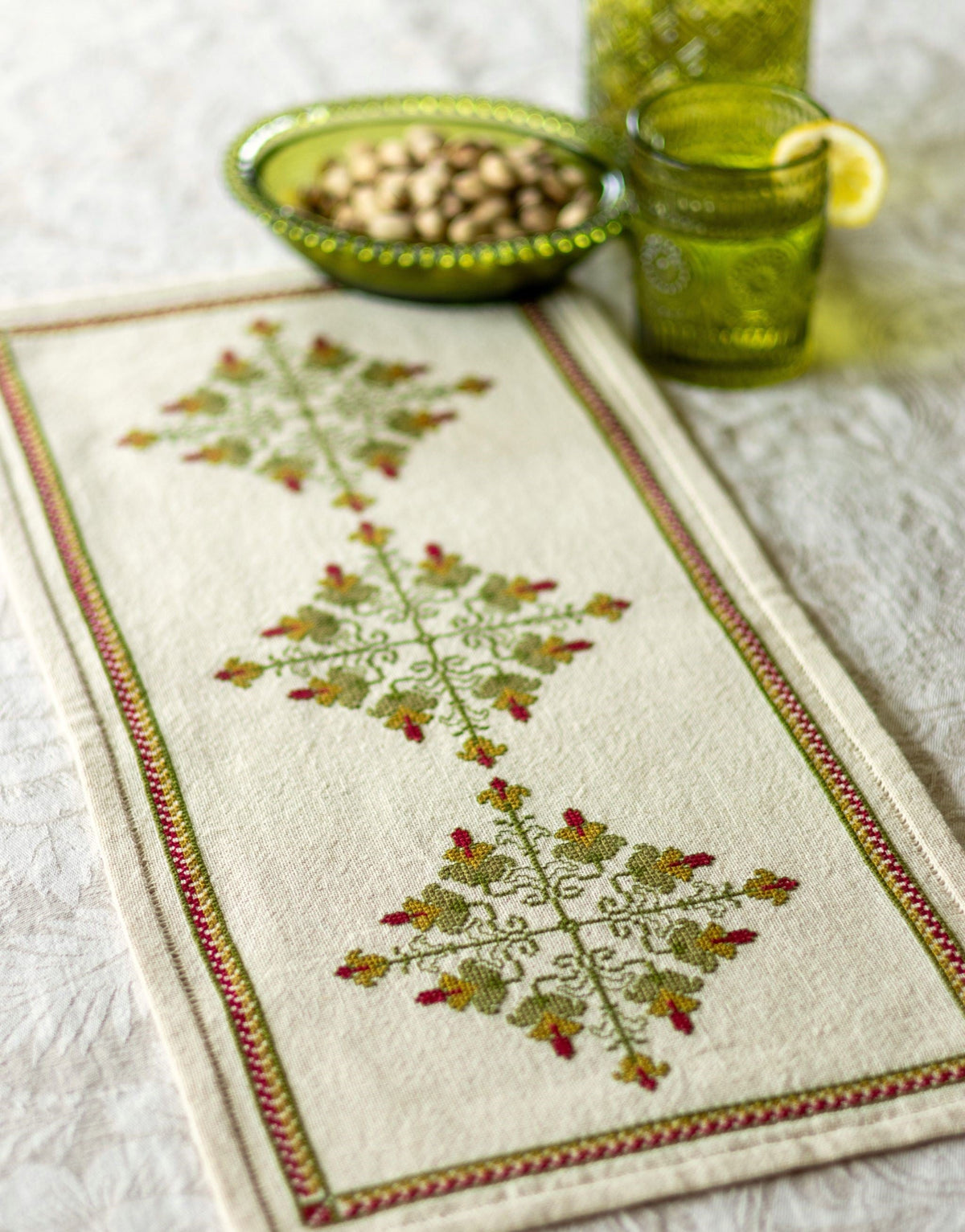 Rhodora cross stitch folk embroidery kit-zoom-3