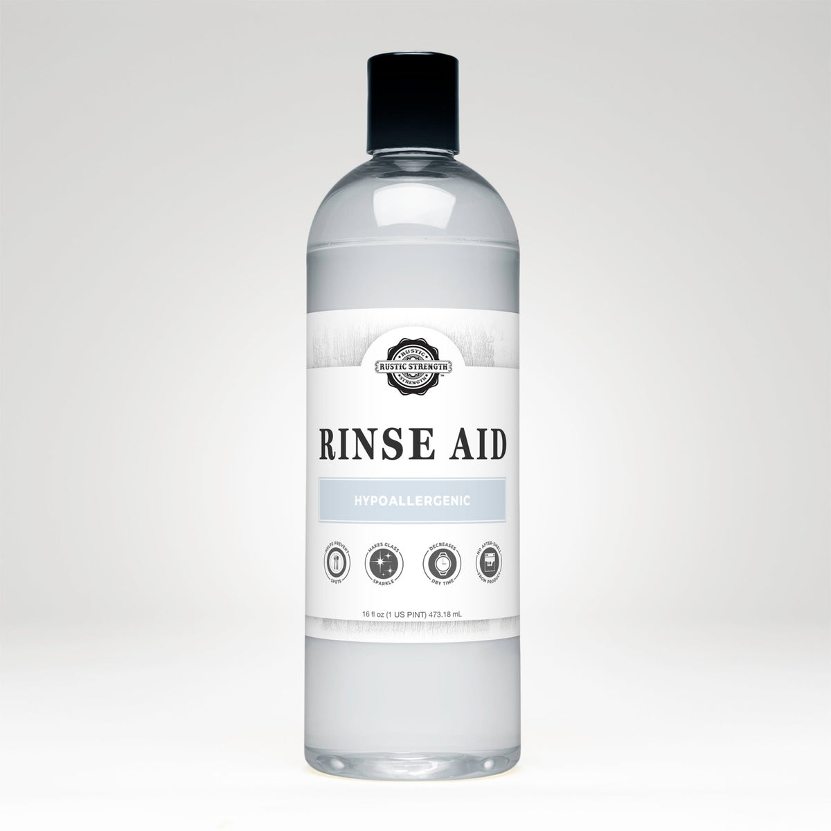 Rinse Aid for Automatic Dishwashers | Unscented - Aware House - Rustic Strength -