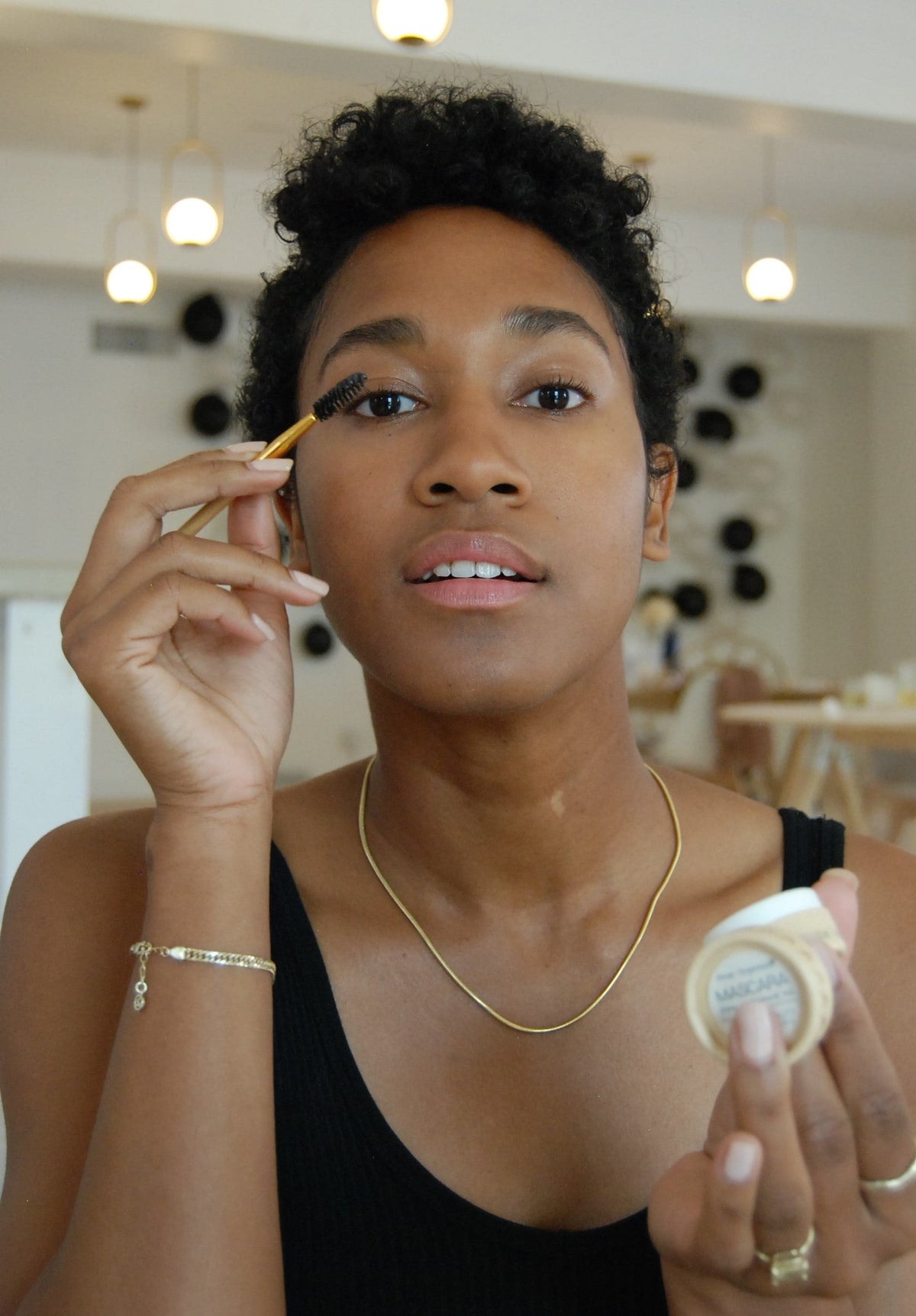 Black Vegan Zero Waste Mascara Stay-6