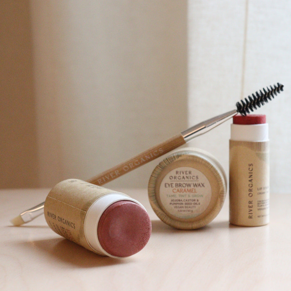 Brow Wax Blush Lip Balm Bundle