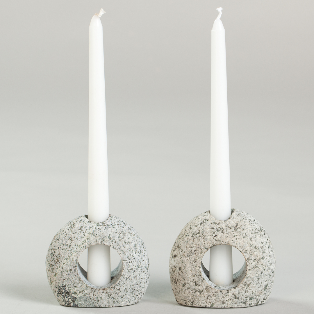 Silhouette Stone Candleholder-3