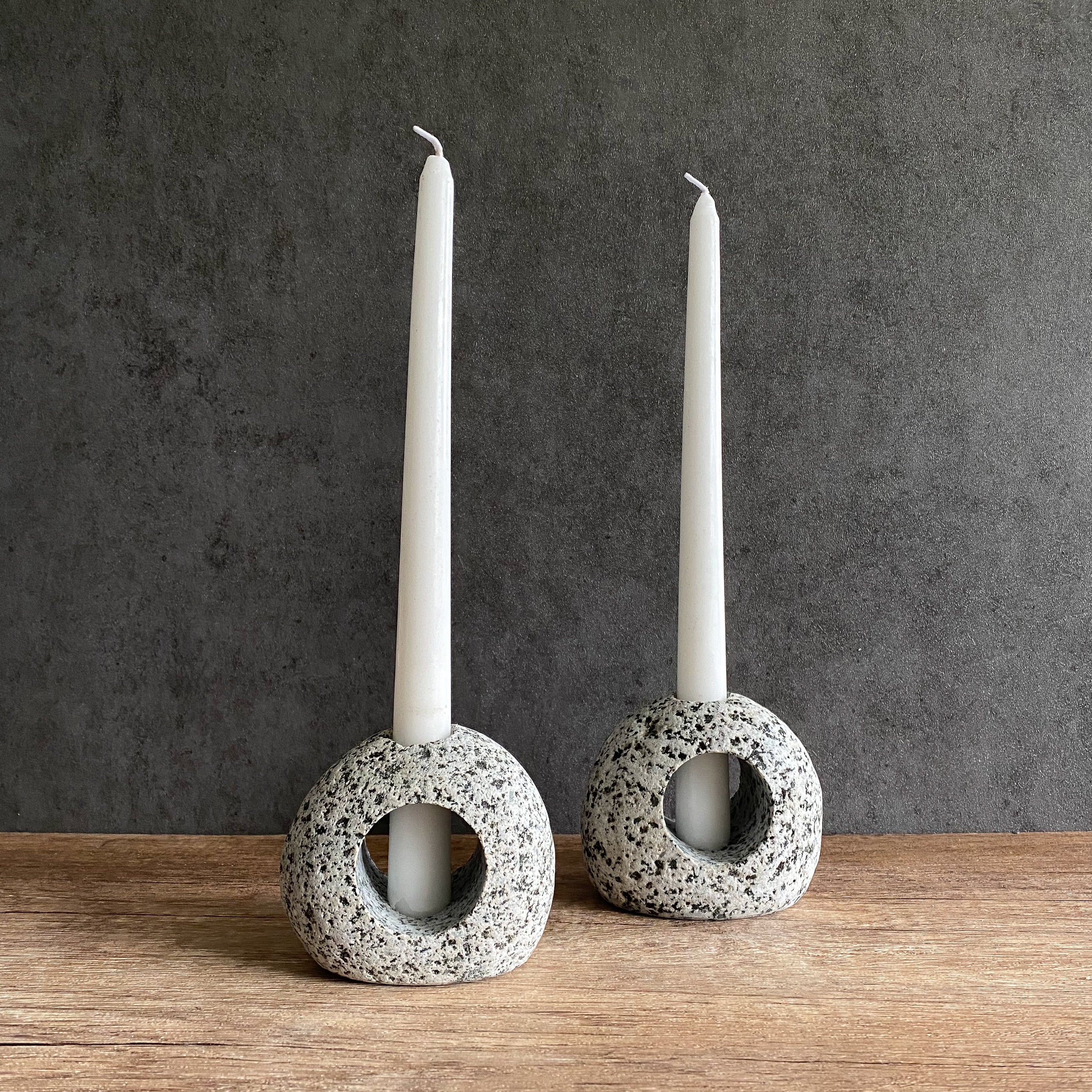 Silhouette Stone Candleholder-zoom-5