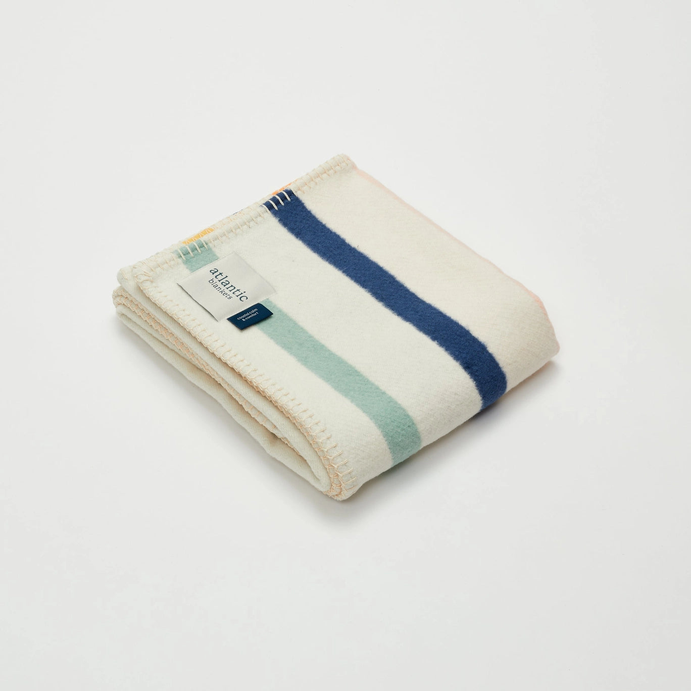 Seakind Stripe Recycled Cotton Baby Blanket