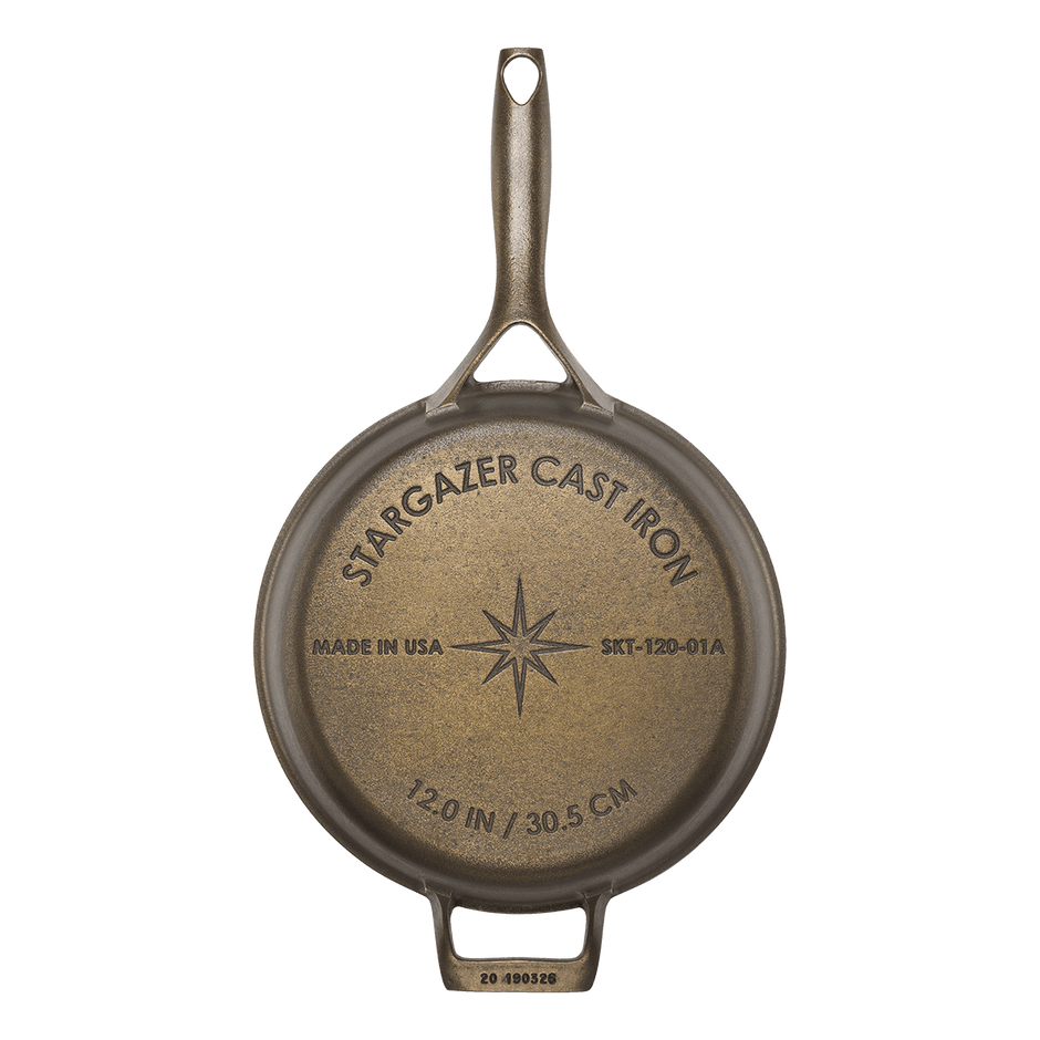 12-Inch Cast Iron Skillet - Aware House - Stargazer Cast Iron -